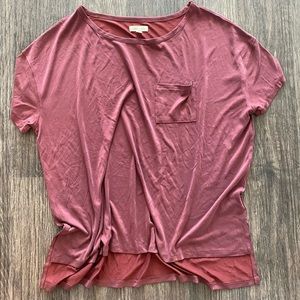Maroon tee